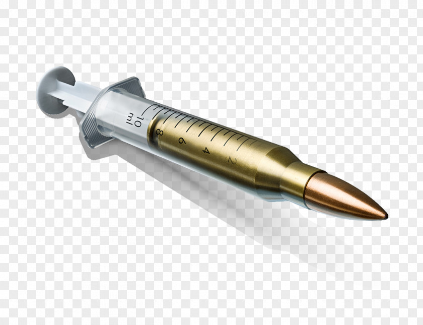 Needle Bullet Syringe Ink Cartridge Ammunition PNG