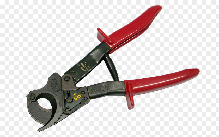 Pliers Diagonal Lineman's Bolt Cutters Nipper Wire Stripper PNG