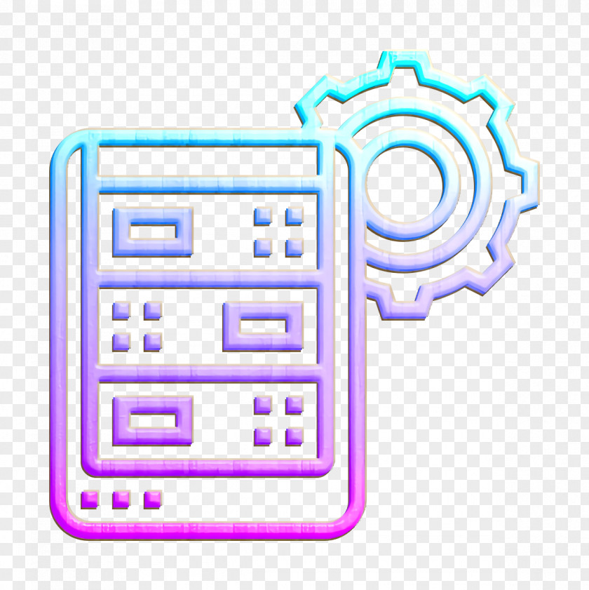 Server Icon Data Management PNG