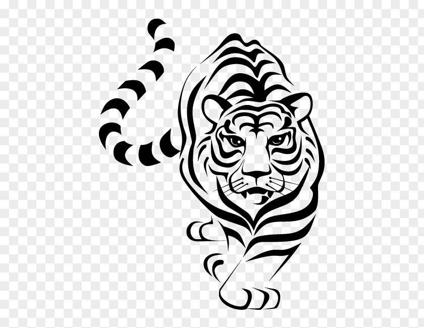 Tiger Lion Silhouette Clip Art PNG