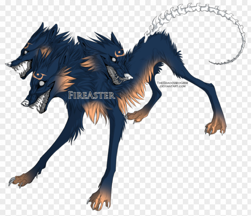 Werewolf Cerberus Drawing Line Art Legendary Creature PNG