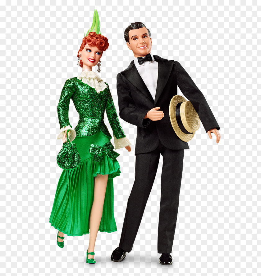 Barbie Ken Lucy And Ricky Ricardo Ethel Mertz Doll PNG