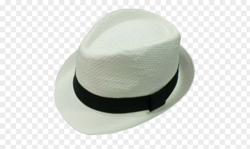 Hat Fedora White Black Product PNG