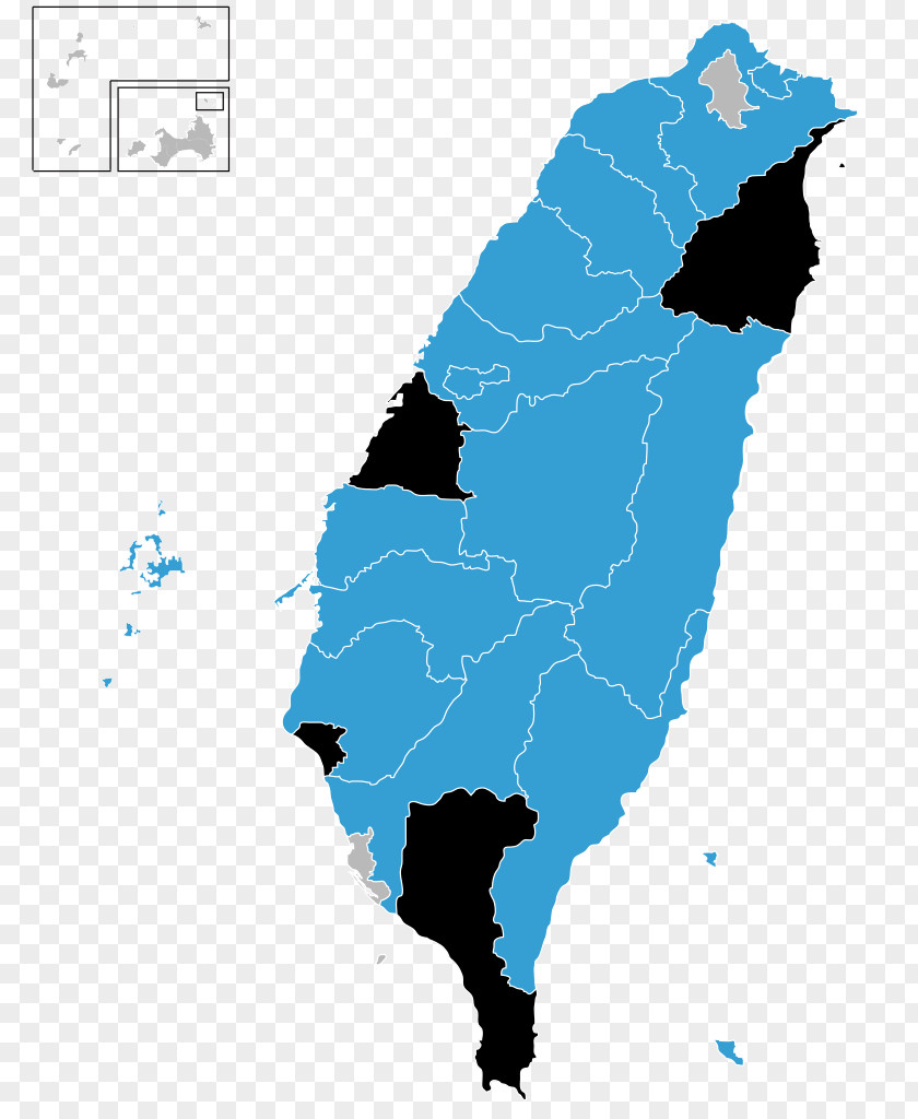 Map Taiwanese Local Elections, 2018 Municipal Hsinchu County 2014 PNG