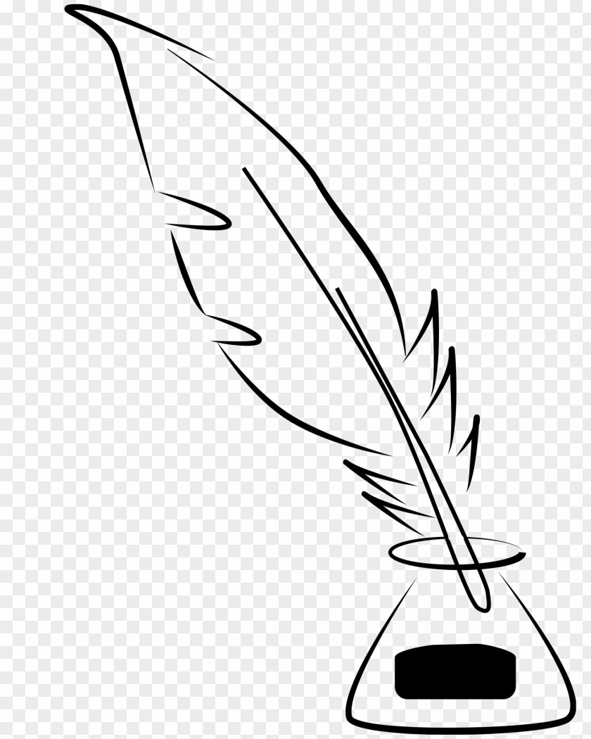 Pen Quill Inkwell Paper PNG
