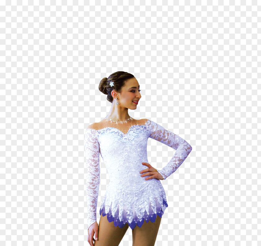 Turquoise Sequin Dresses Bodysuits & Unitards Dress Ice Skating Figure Sleeve PNG