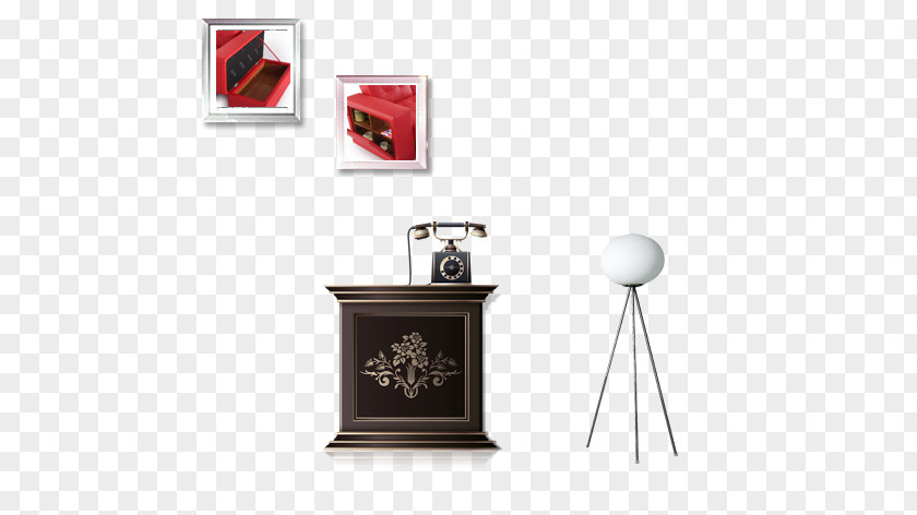 Cabinet,mural,floor Lamp Table Lighting PNG