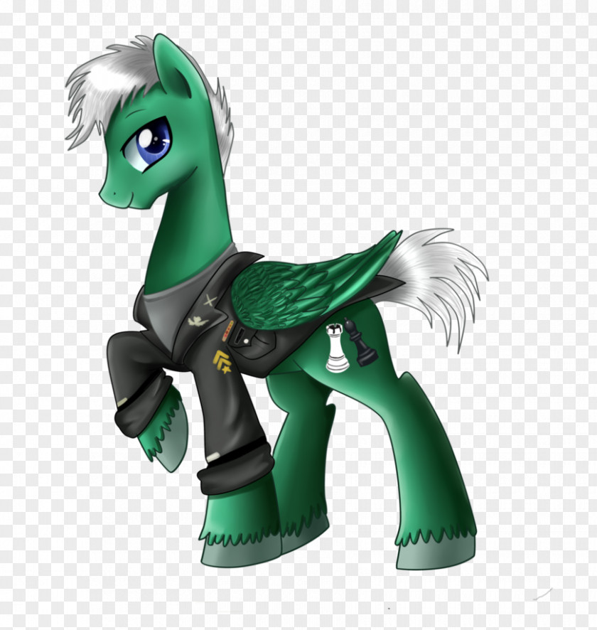 Horse Green Figurine Character Fiction PNG