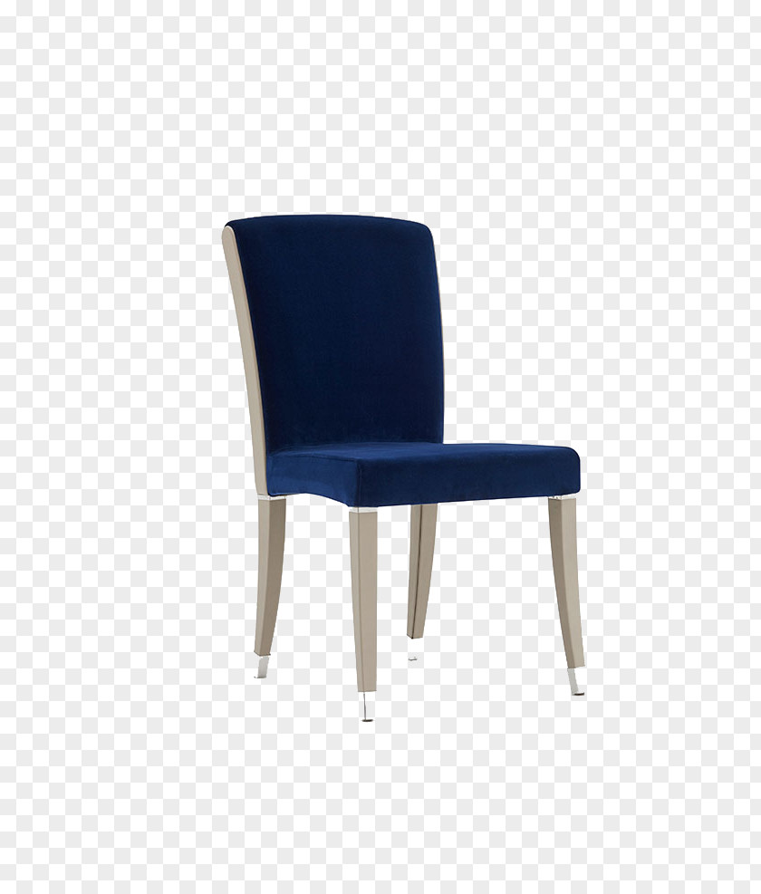 Mediterranean Armchair Chair Armrest Cobalt Blue PNG