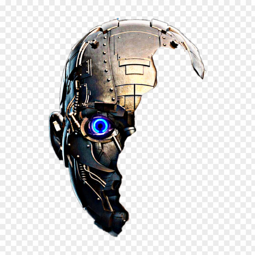 Robot Mask Image Drawing PNG