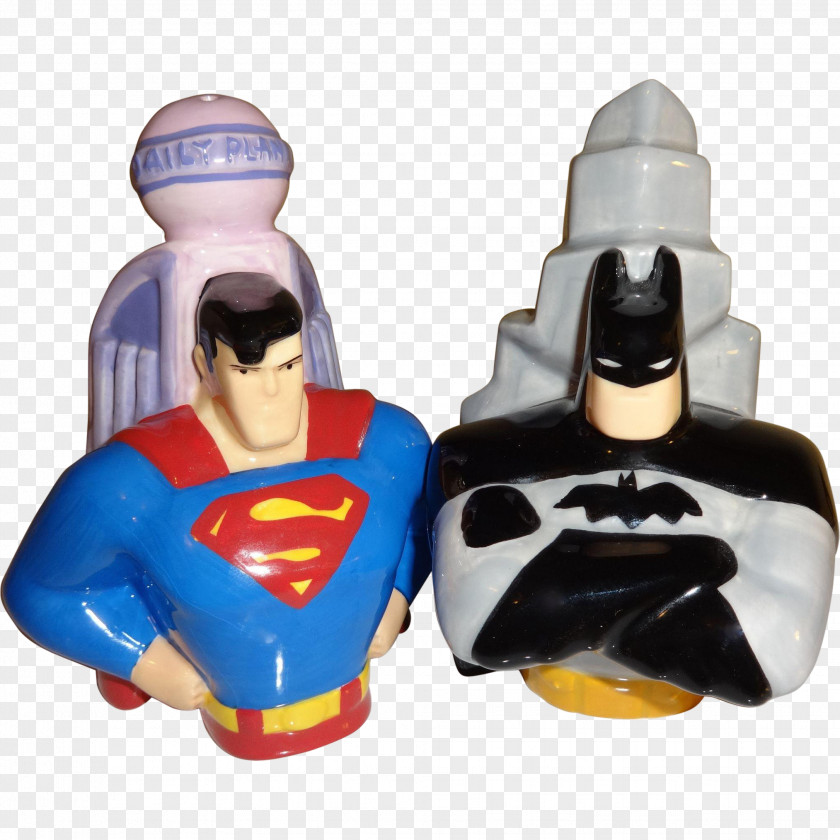 Salt Pepper Superman/Batman DC Comics PNG