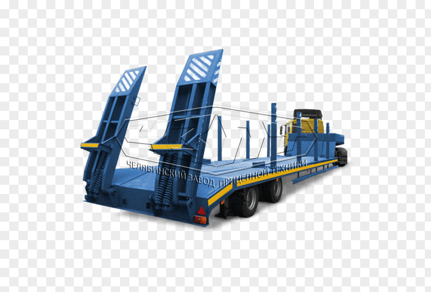 Truck Freight Transport Lowboy Semi-trailer PNG
