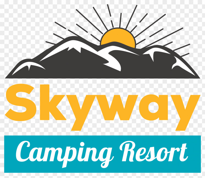Camping Skyway Resort Campsite Caravan Park Logo PNG