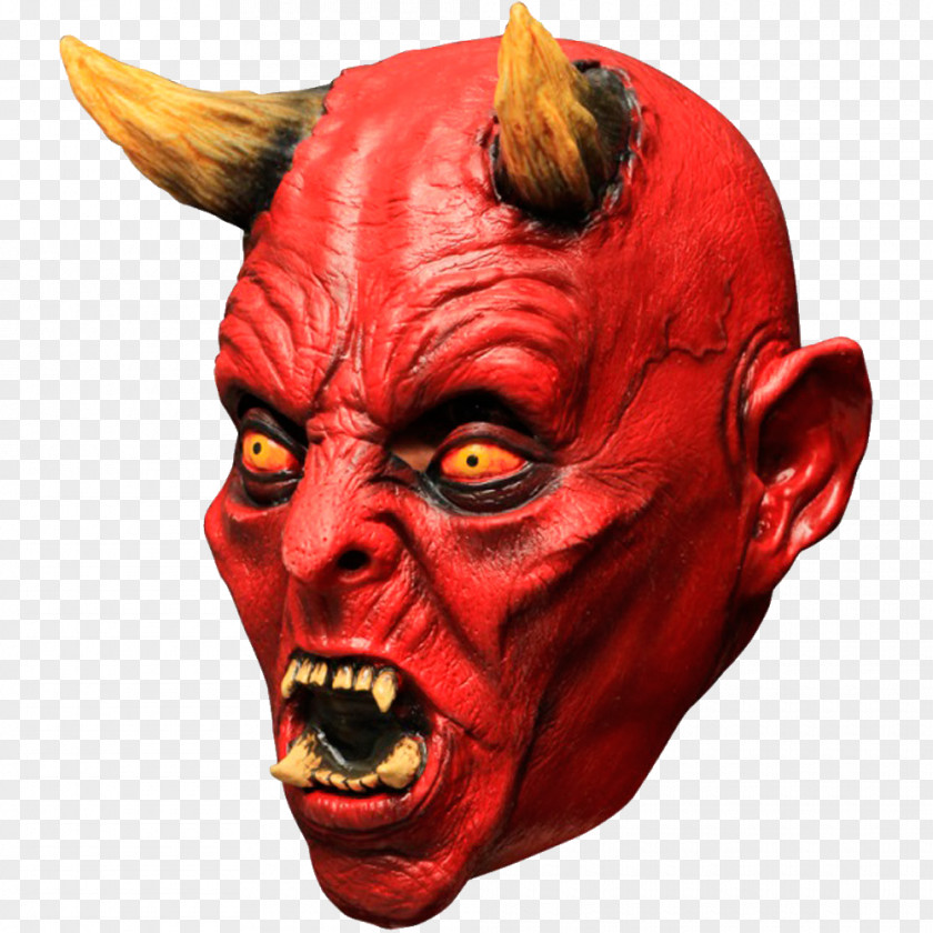 Devil Lucifer Latex Mask Satan PNG