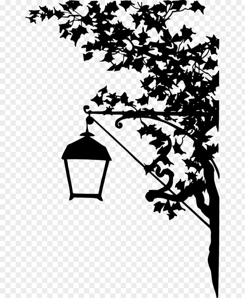 Houseplant Line Art Tree Branch Silhouette PNG