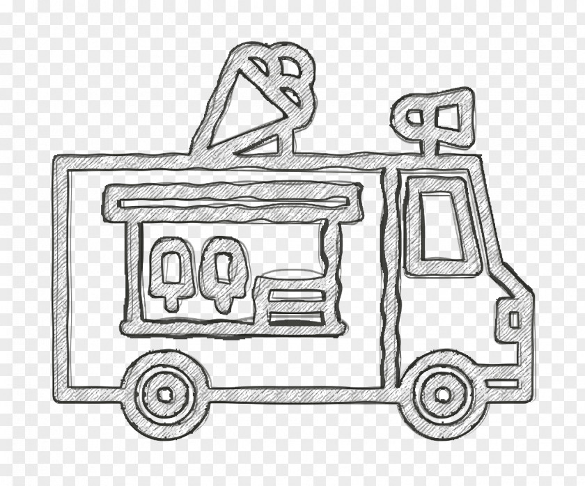 Ice Cream Truck Icon PNG