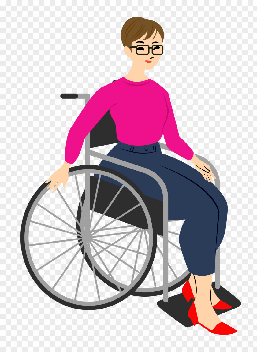 Sitting Wheelchair PNG