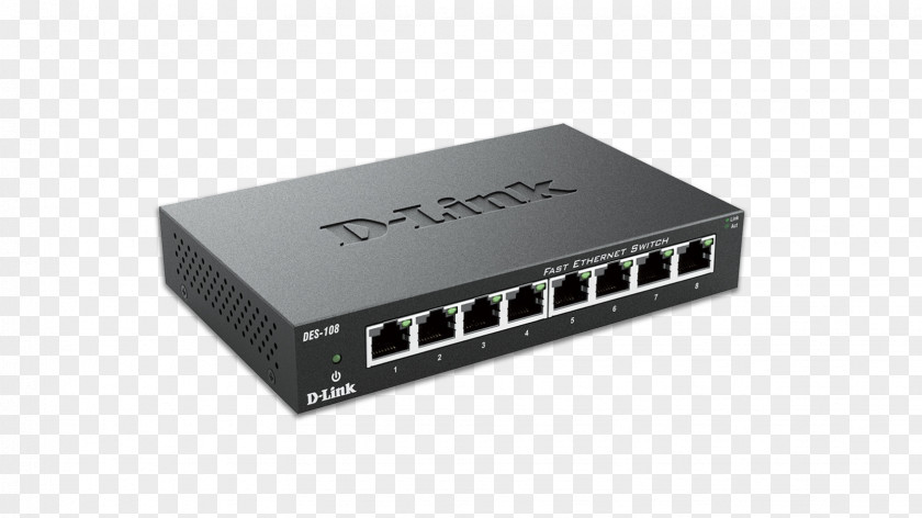 Switch Gigabit Ethernet D-Link Network Fast PNG