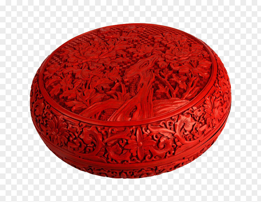Artwork Zhonghua Carved Lacquer Lacquerware PNG