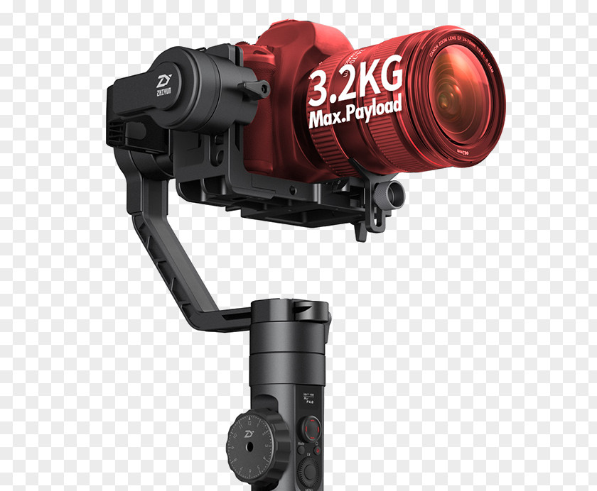 Camera Zhiyun CRANE-2 3-Axis Stabilizer With Follow Focus Crane 2 Gimbal Digital SLR PNG