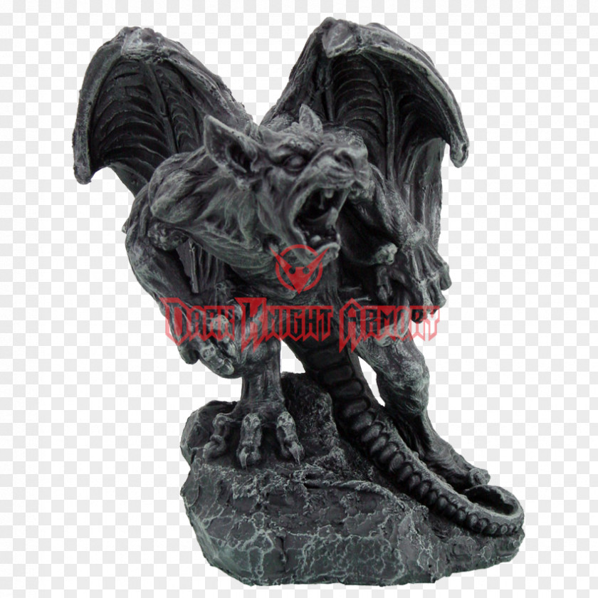 Gargoyle Figurine Sculpture Statue Gothic Architecture PNG