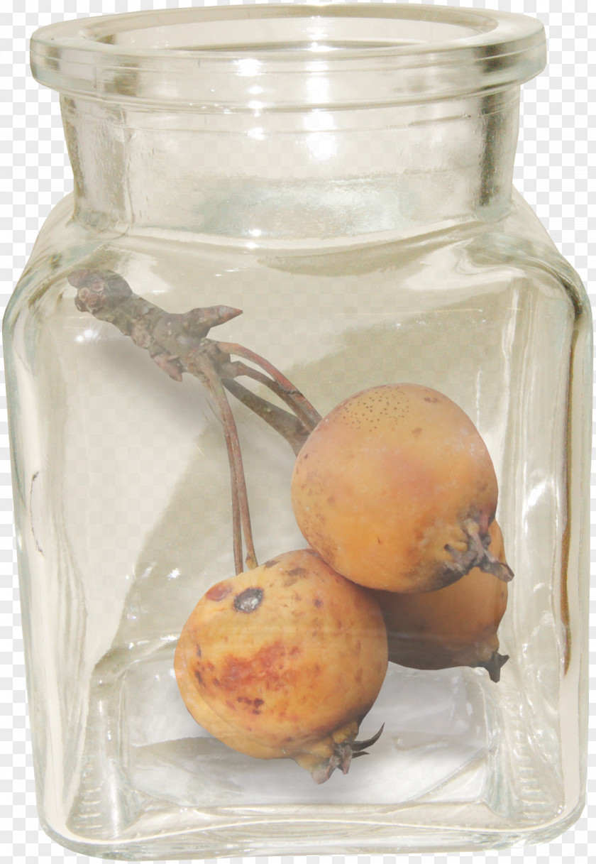 Glass Jar Loquat Bottle PNG