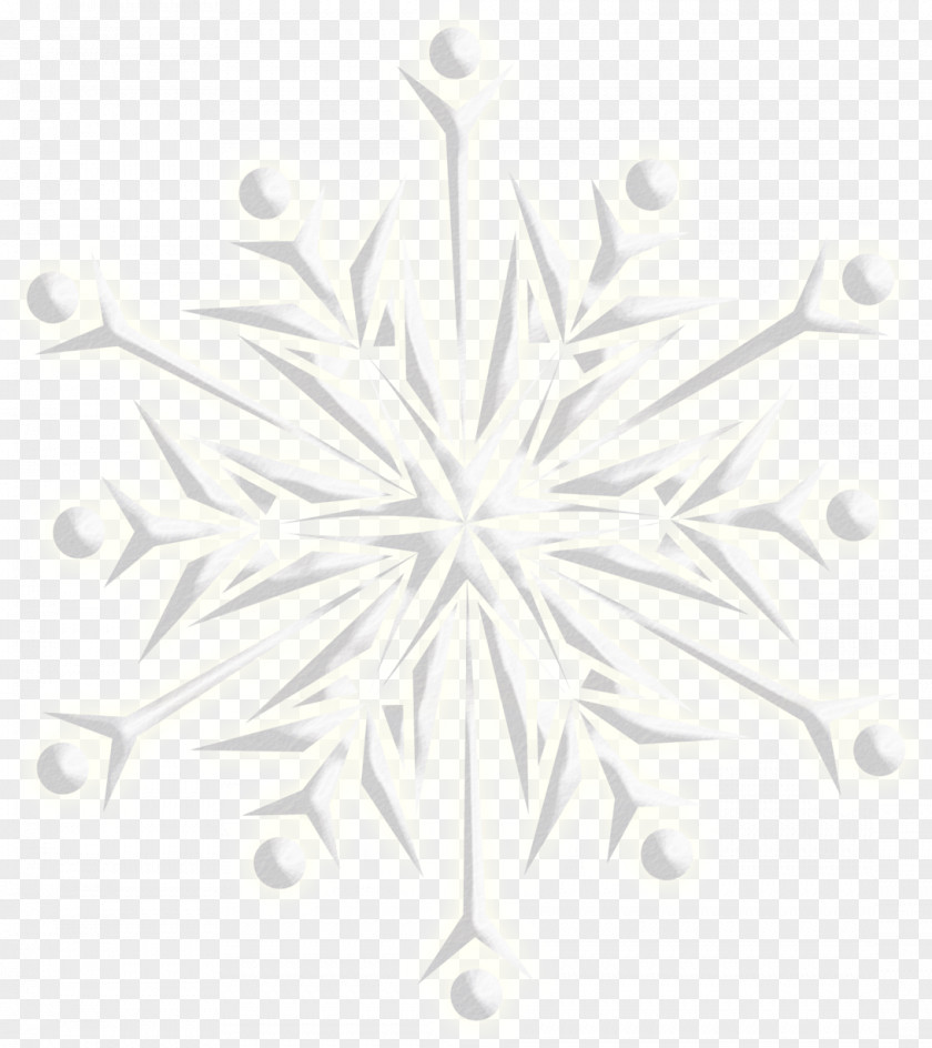 Ice Snowflake Product Design Line Pattern PNG