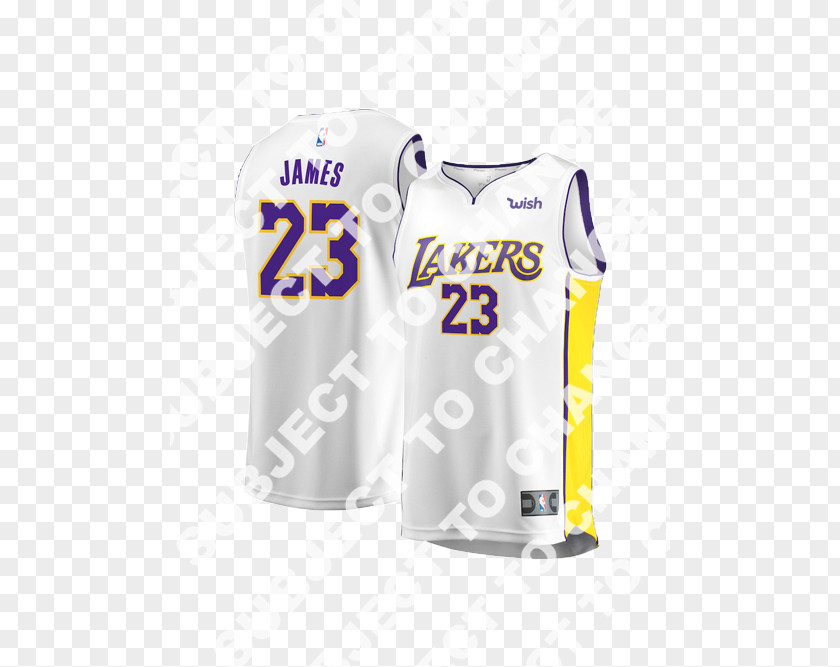 Los Angeles Lakers Sports Fan Jersey Swingman PNG