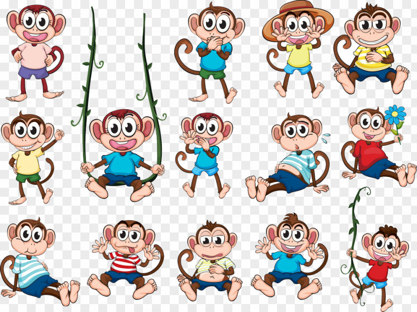 Monkey Cartoon Picture Royalty-free Clip Art PNG