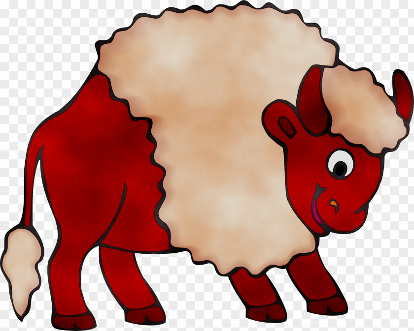 Ox Texas Longhorn Bull Illustration PNG