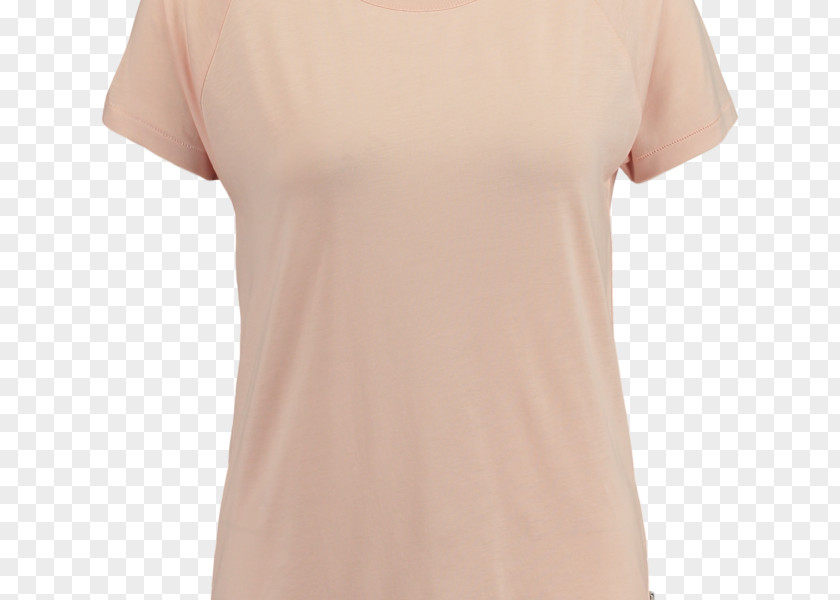 T-shirt Shoulder Blouse Peach PNG