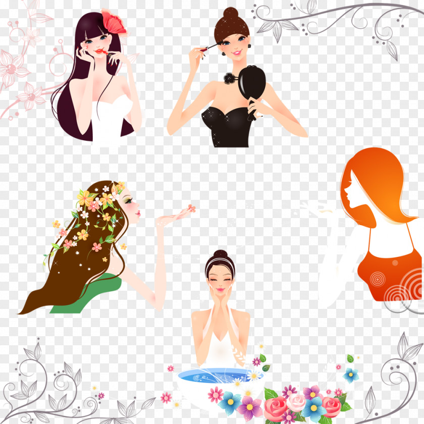 Beauty Makeup Pictures Poster Clip Art PNG