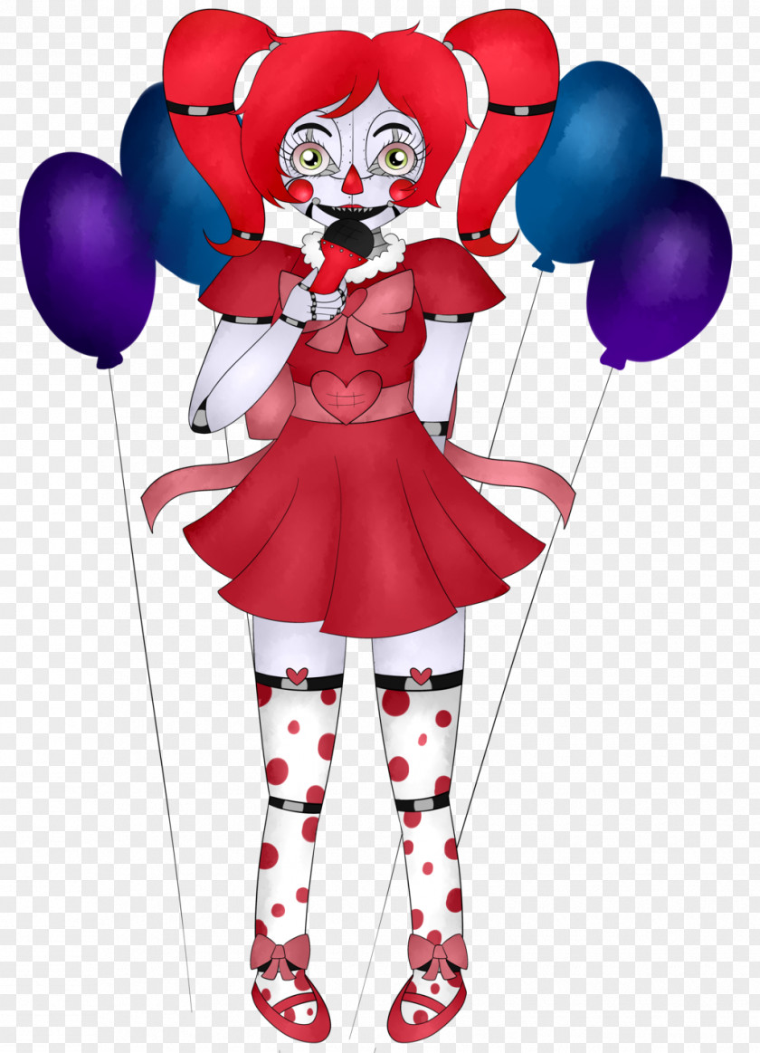 Circus Clown Costume Flower Toy PNG