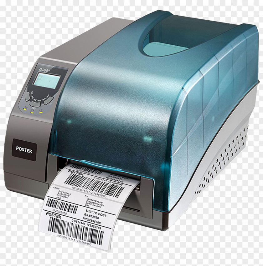 Scanner Label Printer Barcode Printing PNG