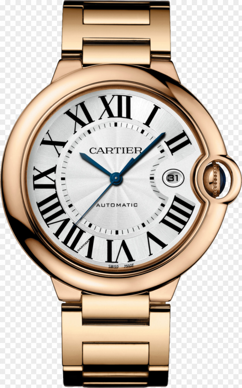 Watch Cartier Ballon Bleu Automatic Gold PNG