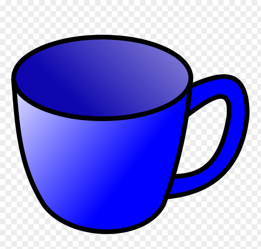 Drink Tea Cobalt Blue Mug Clip Art PNG