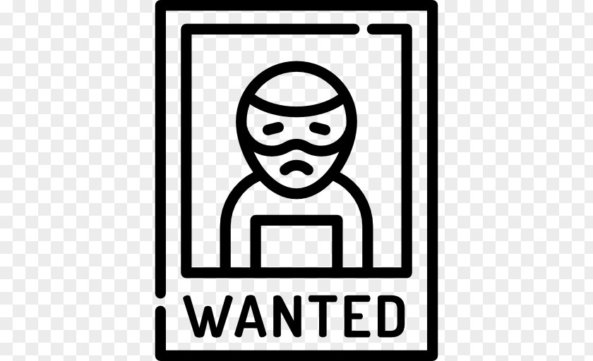 Wanted Smiley Facial Expression Face Logo PNG