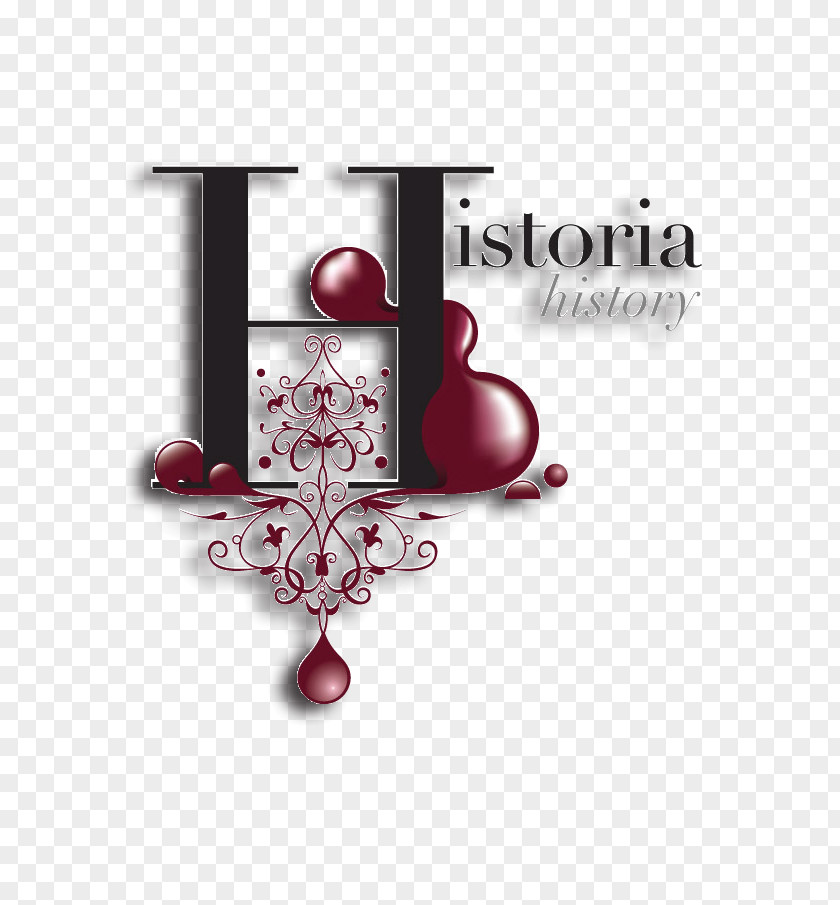 Wine Art Letter H Red Computer File PNG