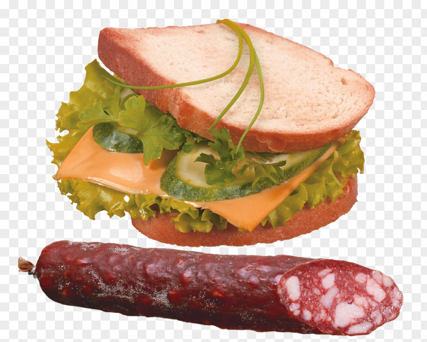 Bacon Sandwich Lunch Breakfast Hamburger PNG