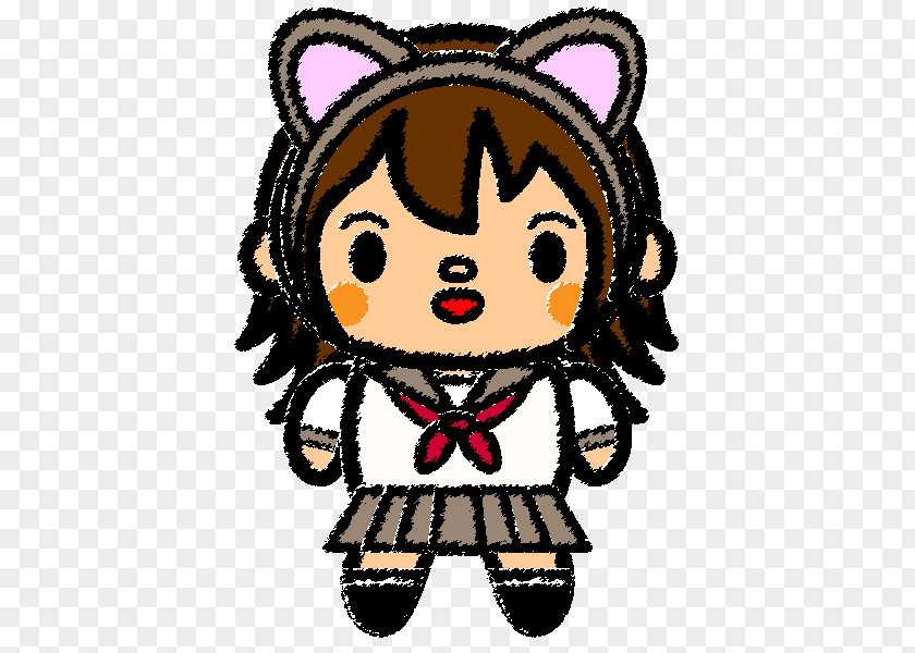 Cat Harajuku Cartoon Clip Art PNG