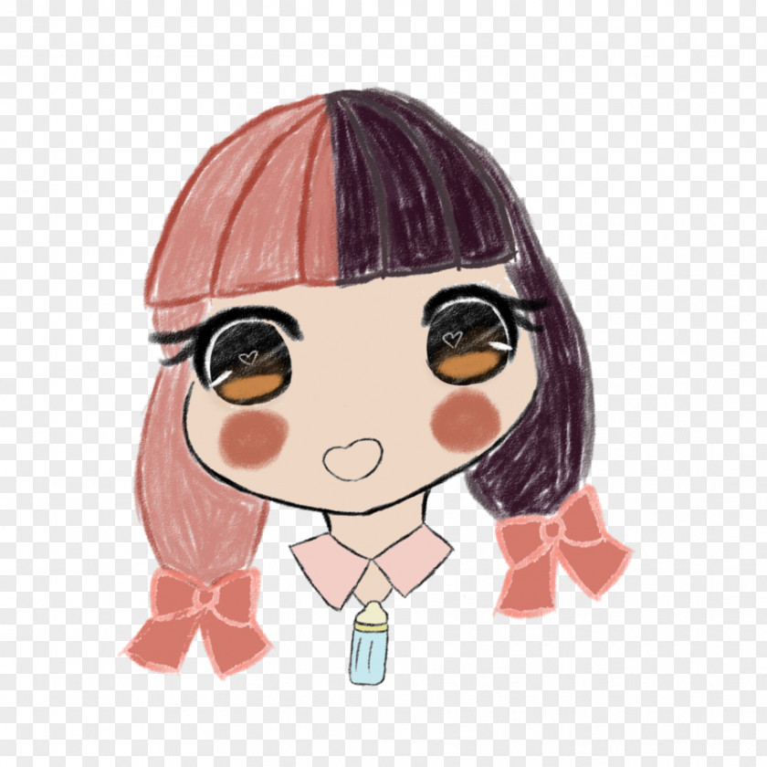 Melanie Martinez Cartoon Figurine Pink M Character PNG