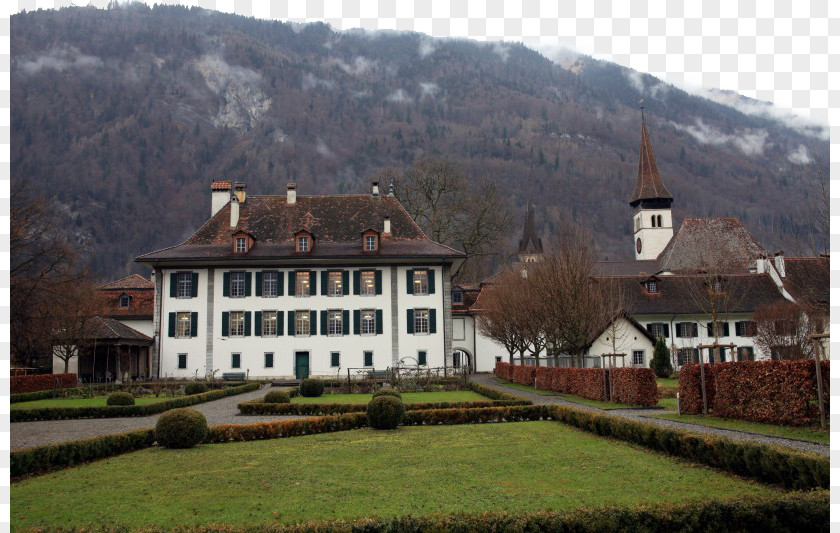 Swiss Town Of Interlaken Five Architecture PNG
