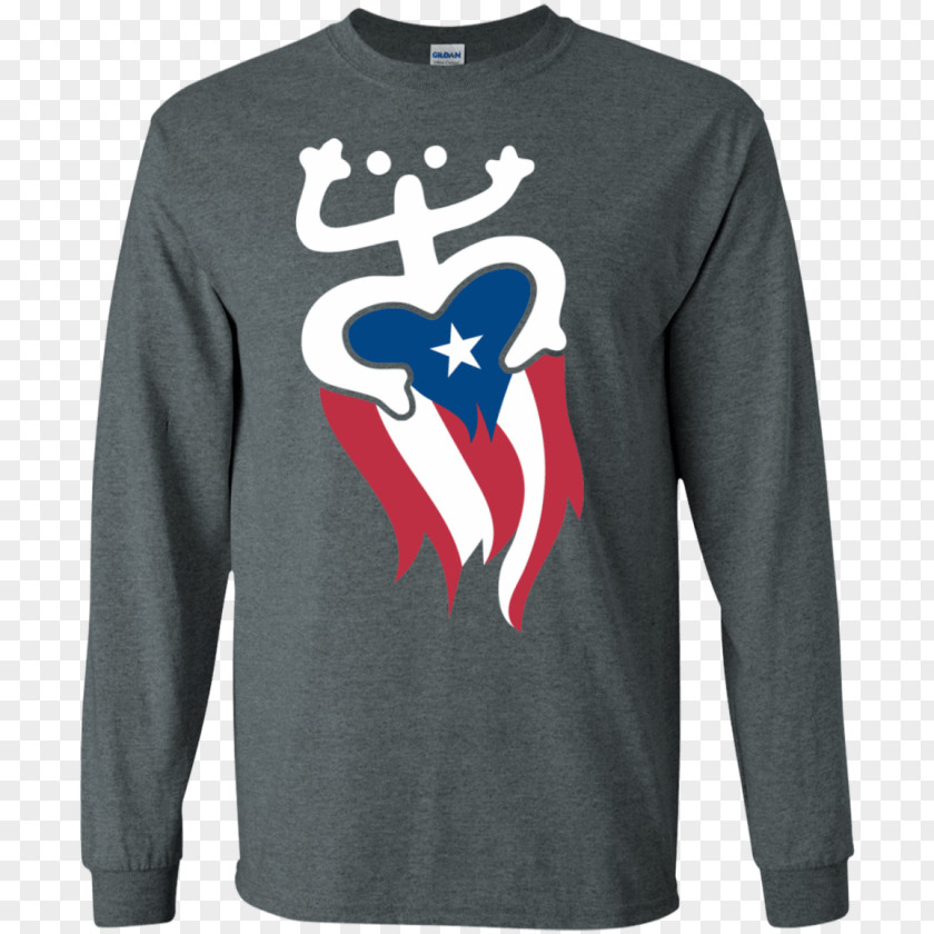 T-shirt Long-sleeved Puerto Rico Taíno Coquí PNG