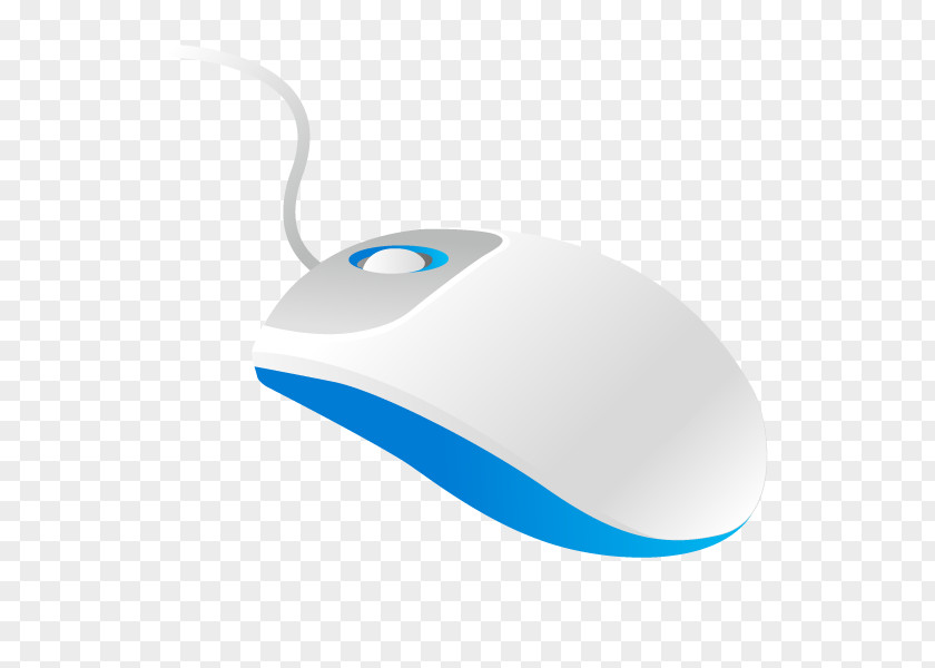 Vector Blue Mouse Computer Brand Wallpaper PNG