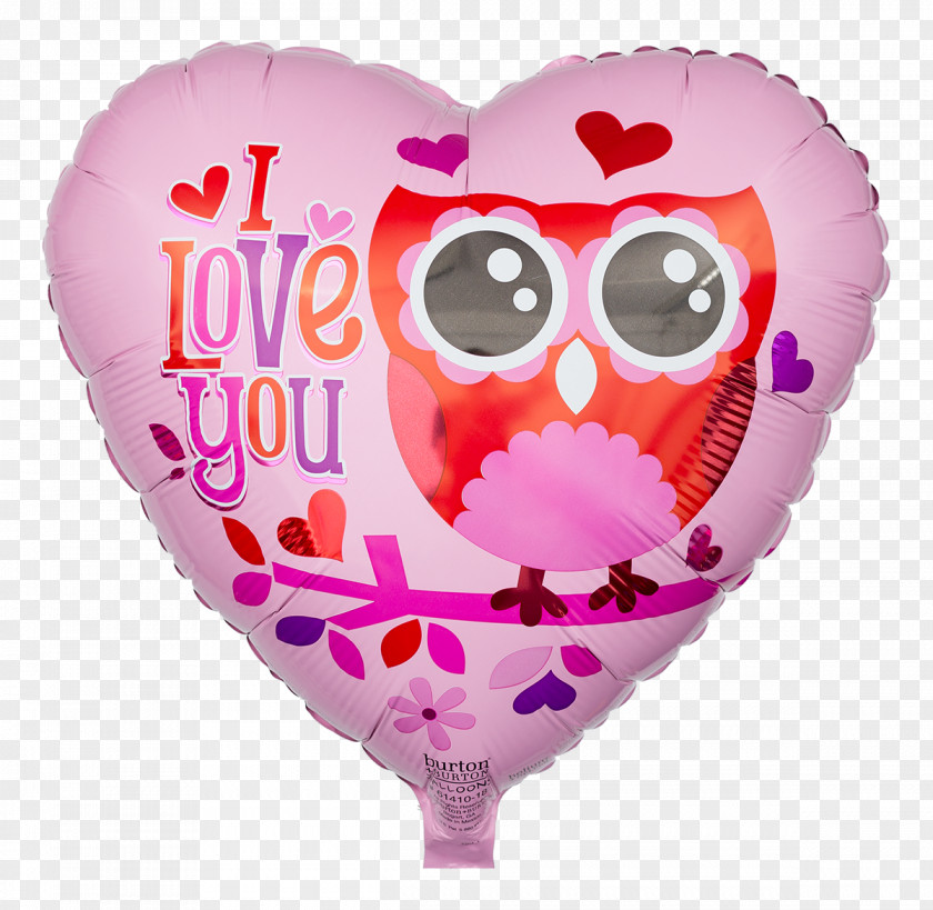 Balloon Toy Heart Gift Birthday PNG