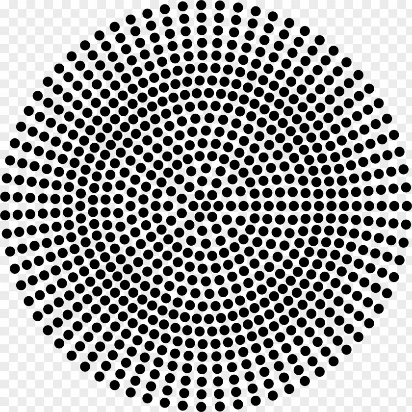 Circle Pattern Halftone Radius PNG