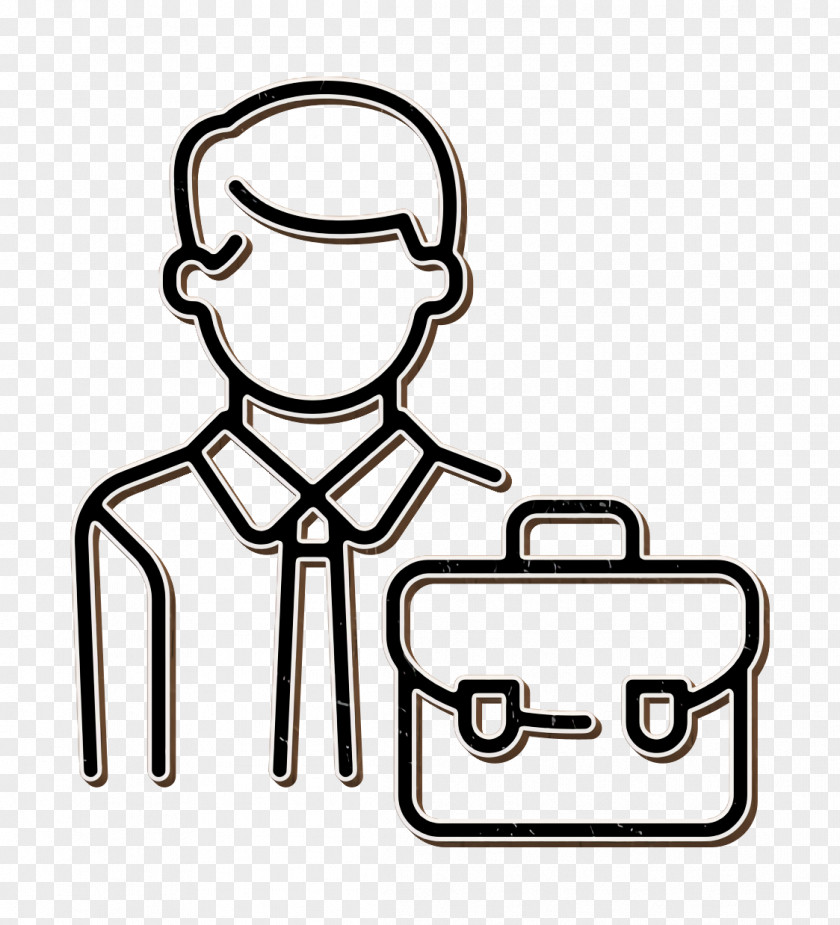Employee Icon Human Resources Businessman PNG