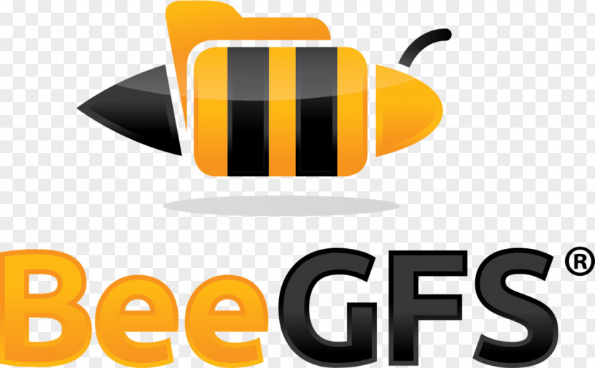 Logo Brand BeeGFS File System Font PNG