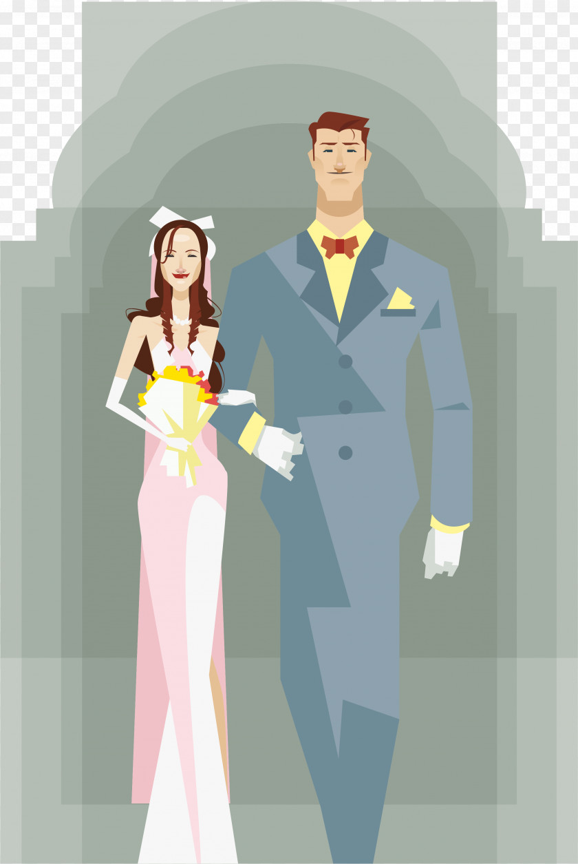 Romantic Wedding Vector Material PNG