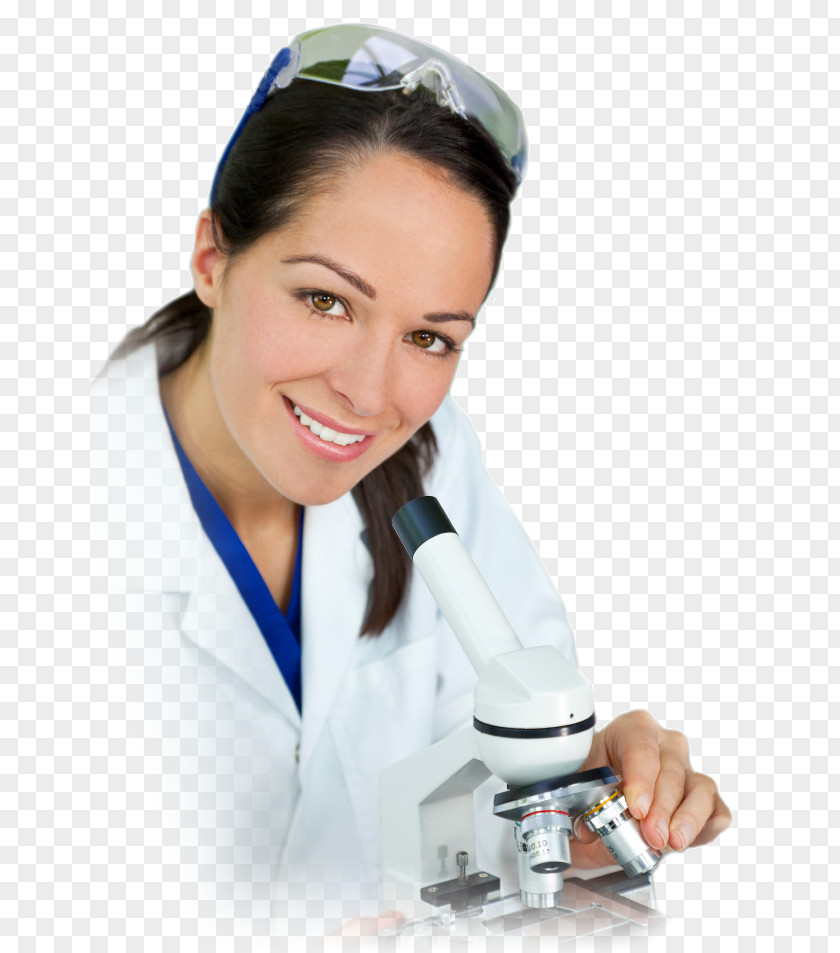 Scientist Science Laboratory Microscope Research PNG